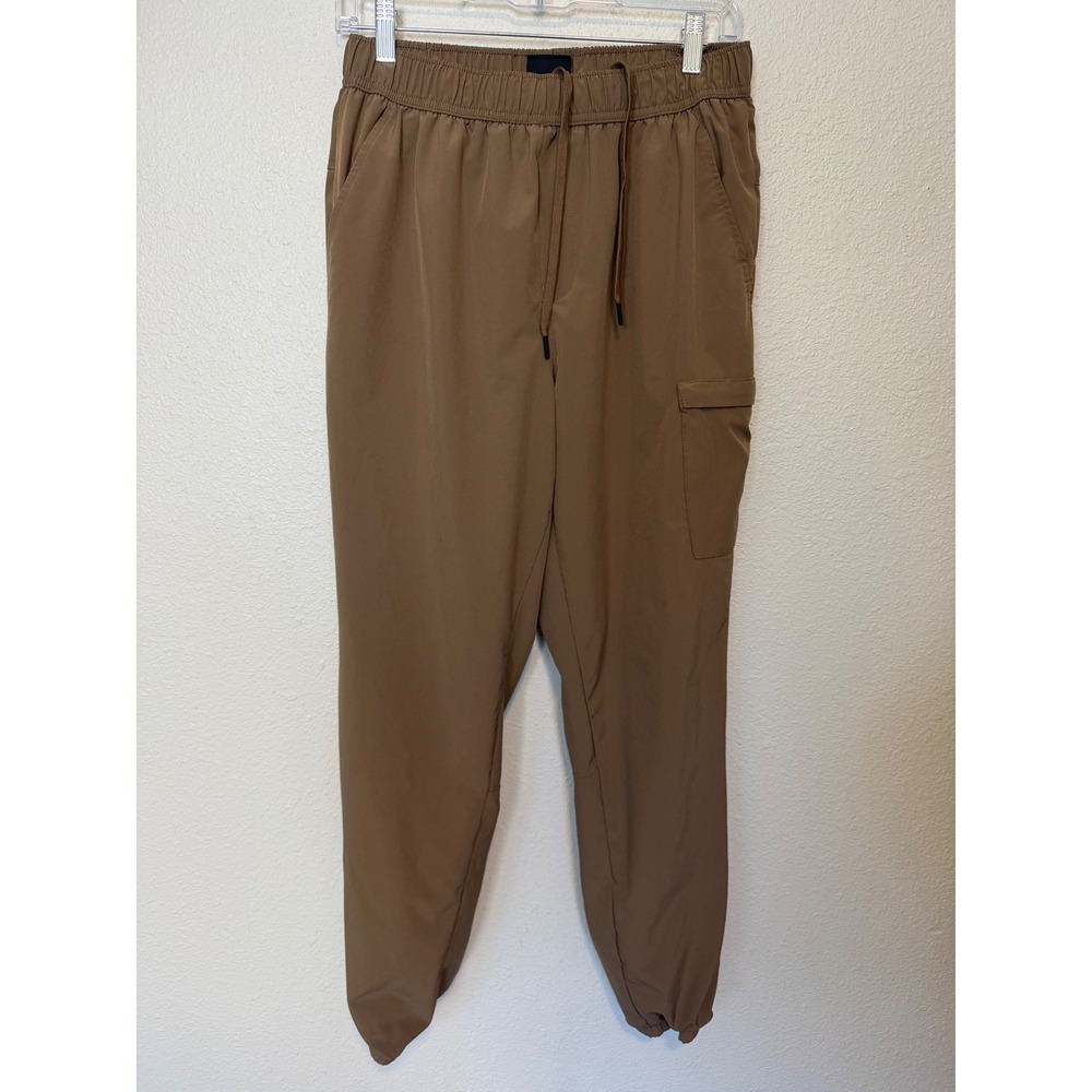 All in Motion Mens Qwick-Dry Cargo Jogger Pants Brown Size M Athletic Hiking